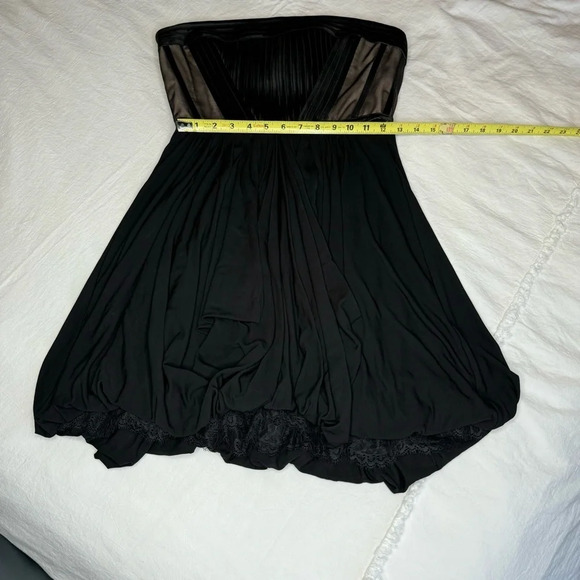 BCBG MaxAzria Reyna Strapless Bustier Corset Lace  Pleated Dress size 6 NWOT - Picture 10 of 15